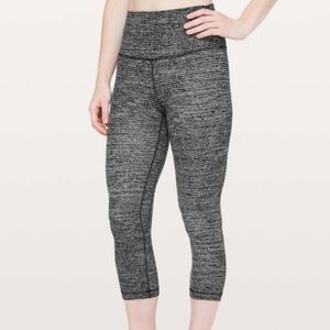 Lululemon Black and White Crops (worn once)